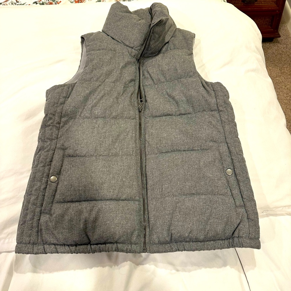 Grey old navy puffer